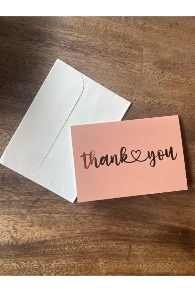 Greeting Card - Thank You Blush